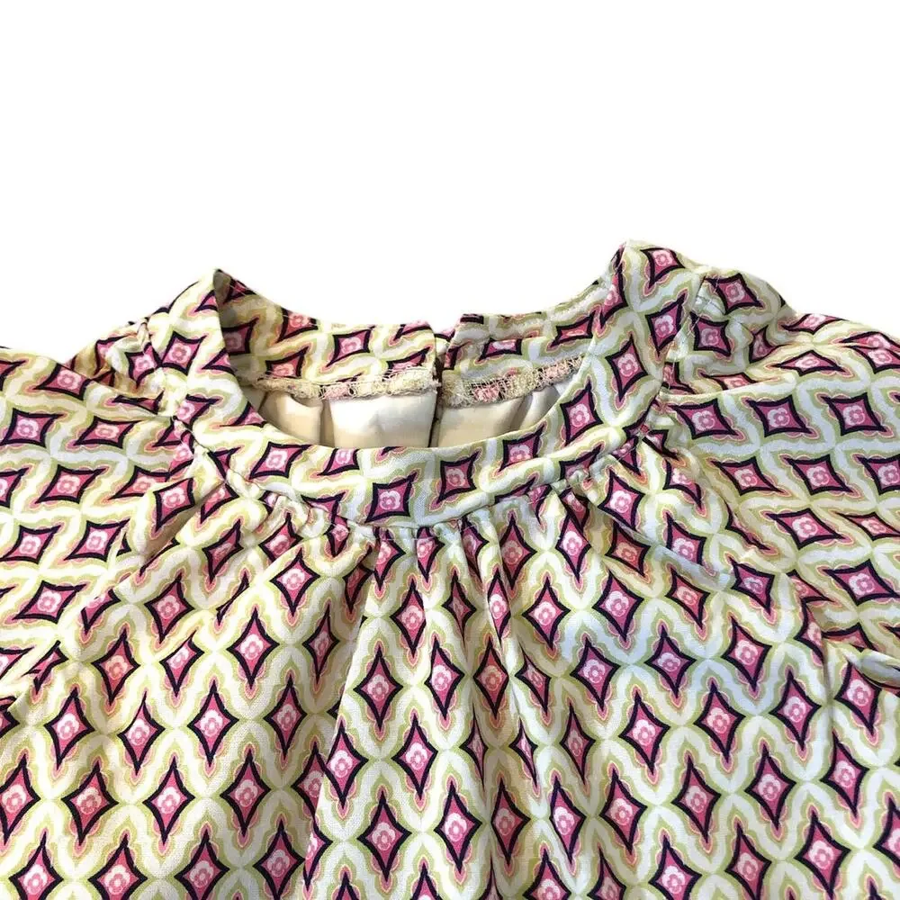Sister Fresh Retro Bell Flare 3/4  sleeves, Straight Dress Girls Size 6 NWT